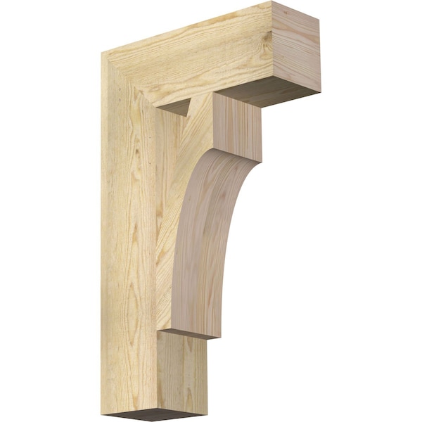 Ekena Millwork Westlake Block Rough Sawn Bracket, Douglas Fir, 6"W x 18"D x 30"H BKT06X18X30WTL05RDF - main